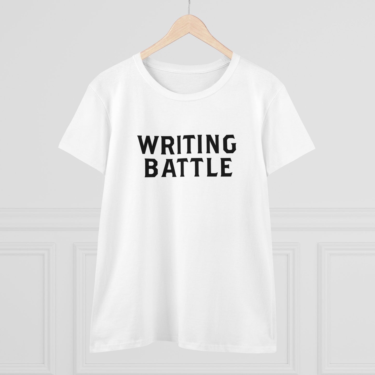 Writing Battle Women's Midweight Cotton Tee - Aus/NZ