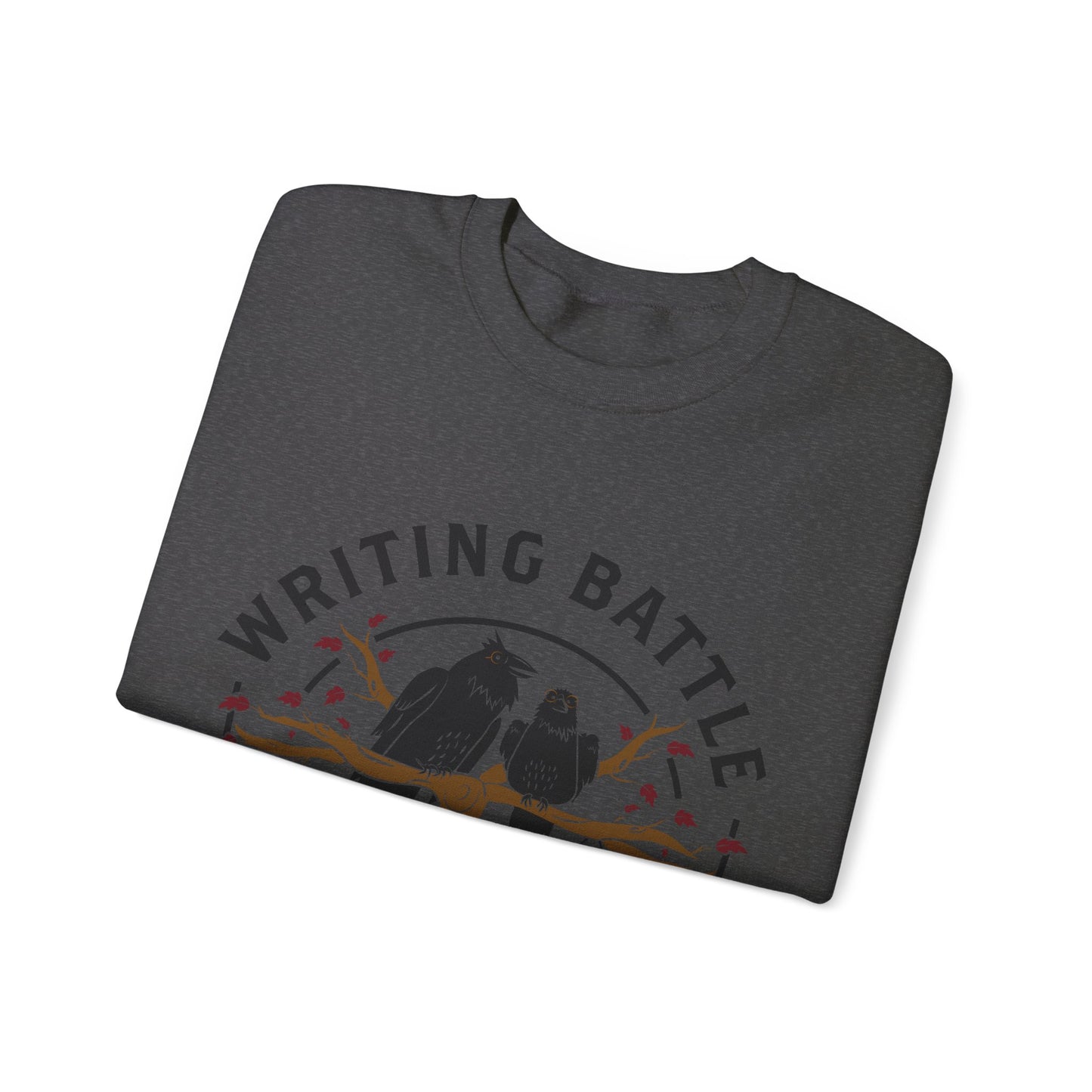 Writing Battle Ravens - Unisex Heavy Blend™ Crewneck Sweatshirt - Aus/NZ