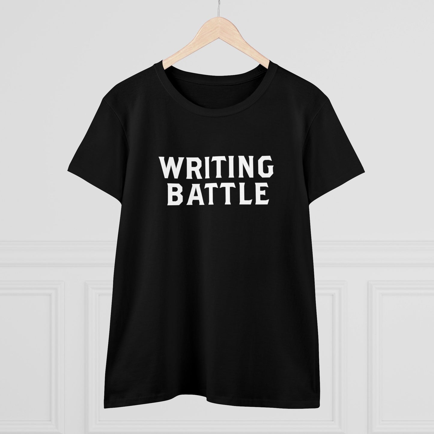 Writing Battle Women's Midweight Cotton Tee - Aus/NZ