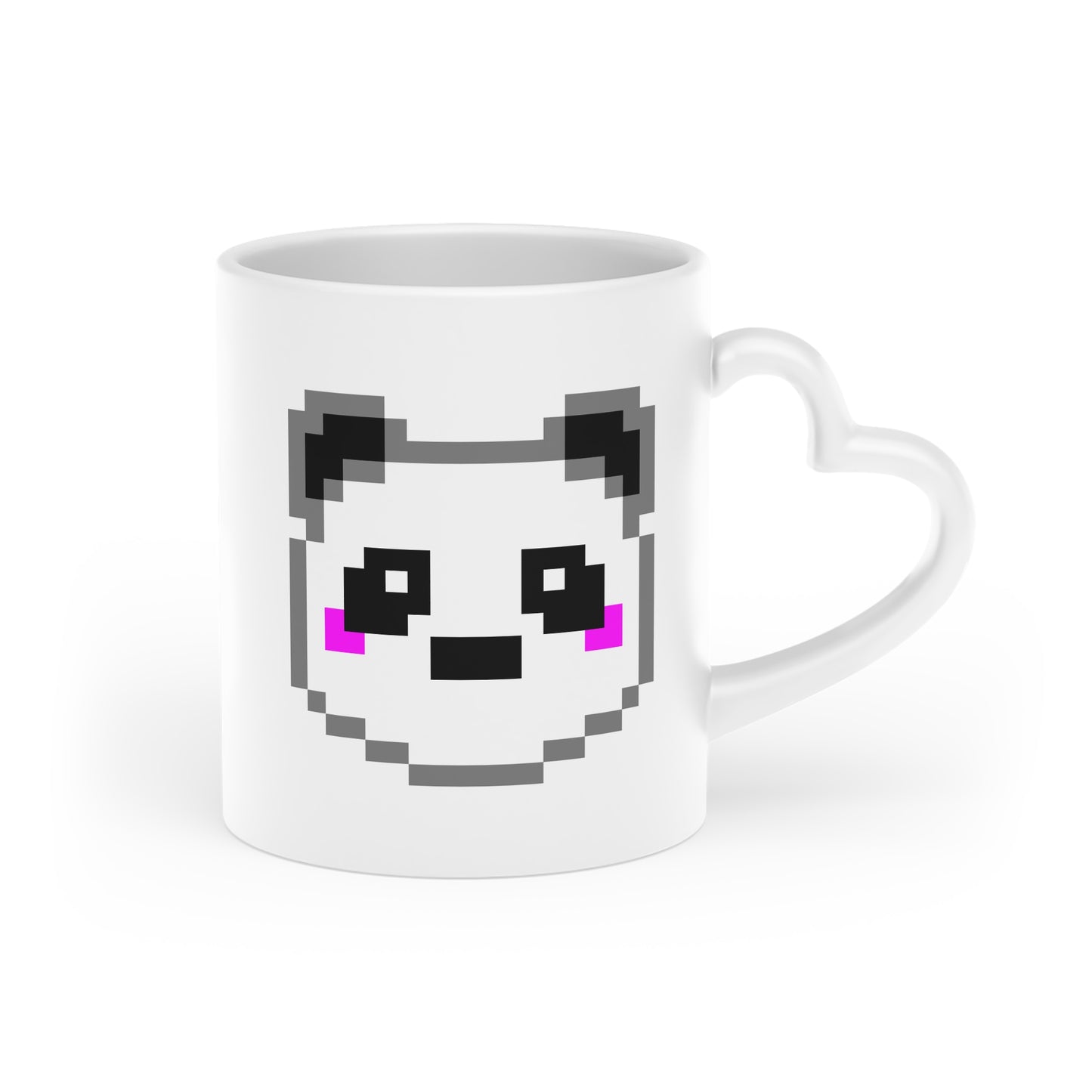 Heart-Shaped Feedback Panda Mug