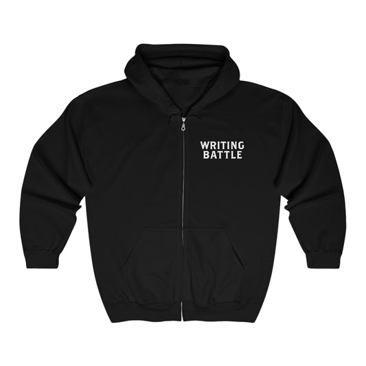 Writing Battle Unisex Heavy Blend™ Full Zip Hooded Sweatshirt - USA
